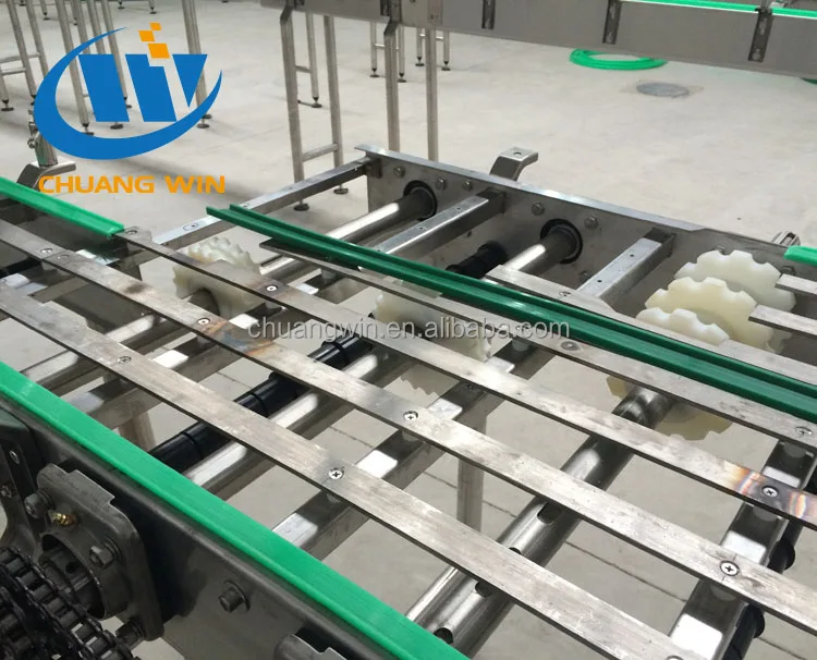 China conveying equipment belt conveyor used for mineral water bottle transfer