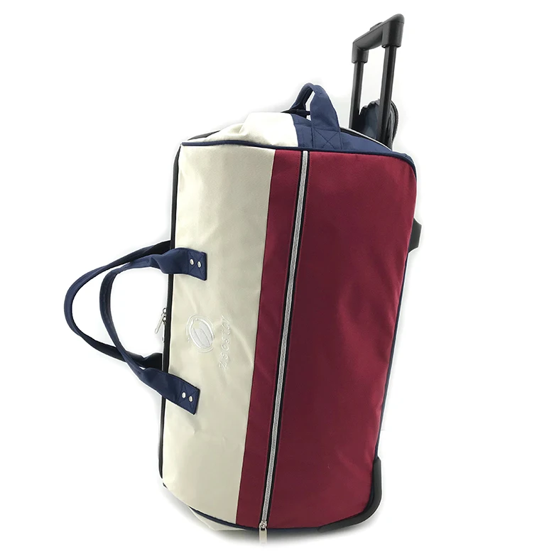 Ladies Rolling Duffel Trolley Travel Bag Tote Carry-on for Short Term Trips Weekend