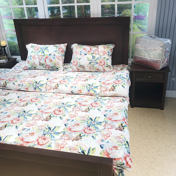 Home Bedding Comforter Sets with Bed Cover Blanket Adult Jacquard Printed Flannel Fleece 100% Polyester King Size 4pcs 60 4 Pcs