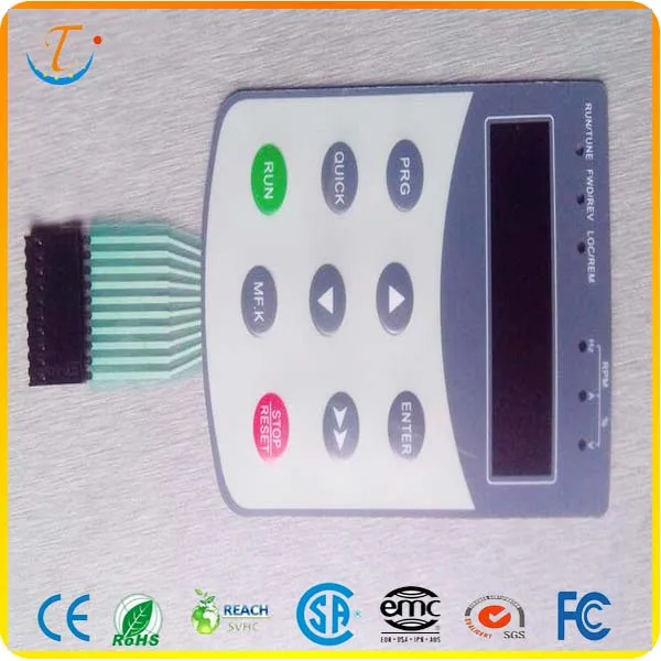 
Flexible Printed Circuit Membrane Keyboard Front Panel 