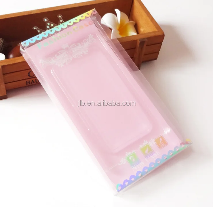 Custom gift packaging box mobile phone cover plastic packaging