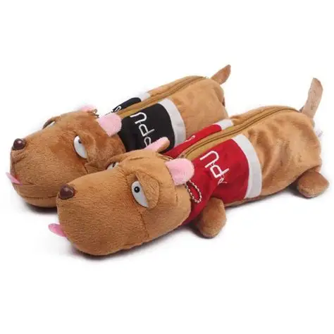 Пользовательские милые плюшевые игрушки в форме животных пенал для рекламных подарков