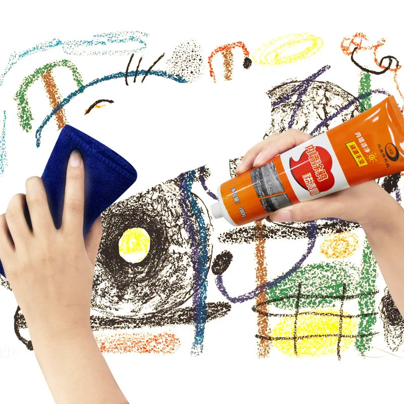 Wall cleaning equipment multifunctional wall scrawl cleansing gel cream paste stain cleanser