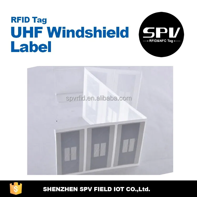 Модернизированный считывания RFID UHF лобового стекла этикетки для парковки и управления движением