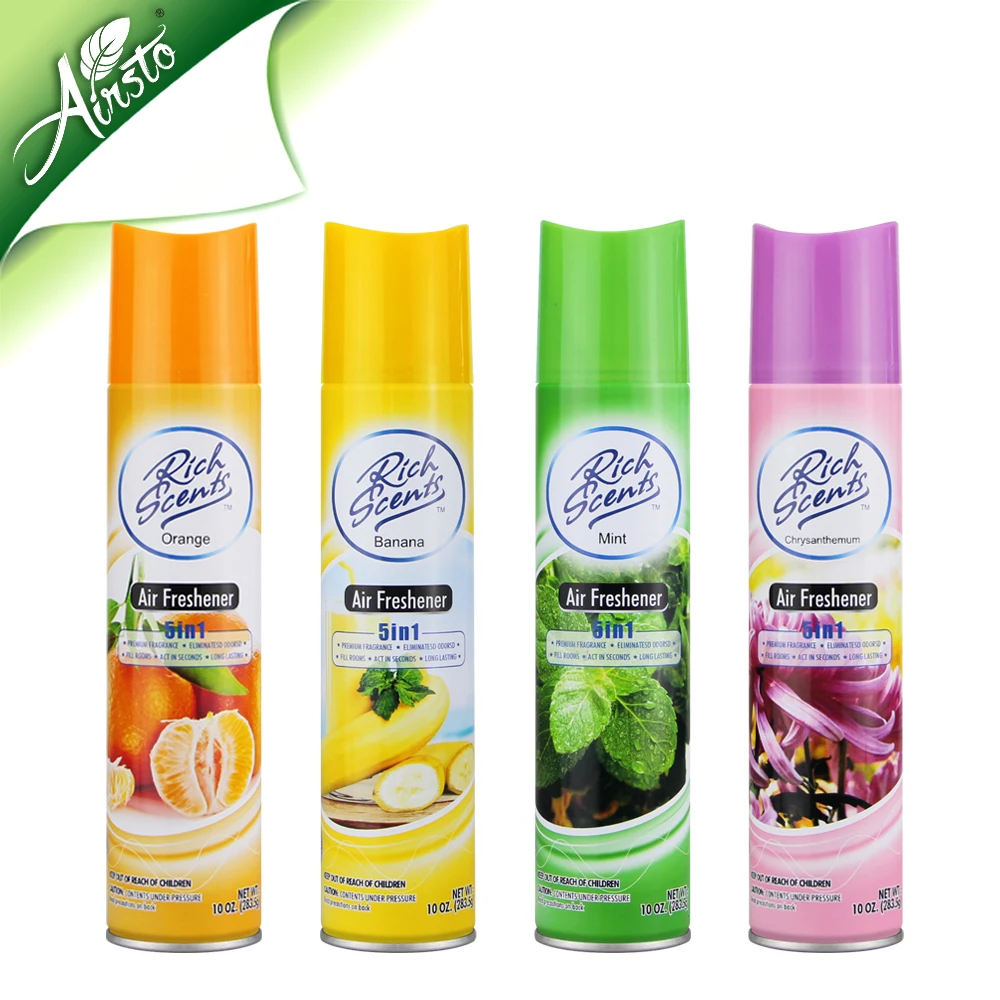
Best Fragrance Suggestion For Different Market 300ML Toilet Scents Air Freshener Aerosol 
