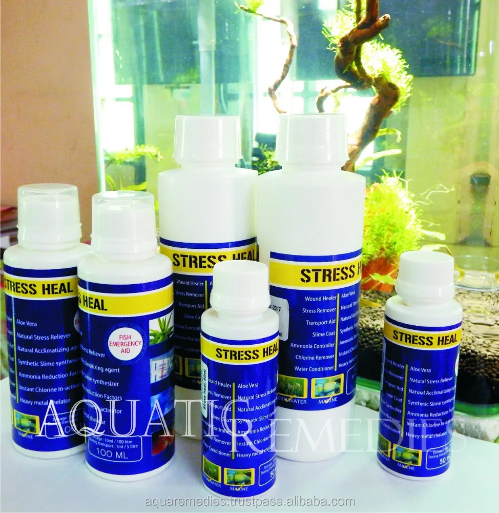 Natural Plant extract - Aloe Vera / Stress Heal for FreshWater and Marine Fish / Private labelling ODM available
