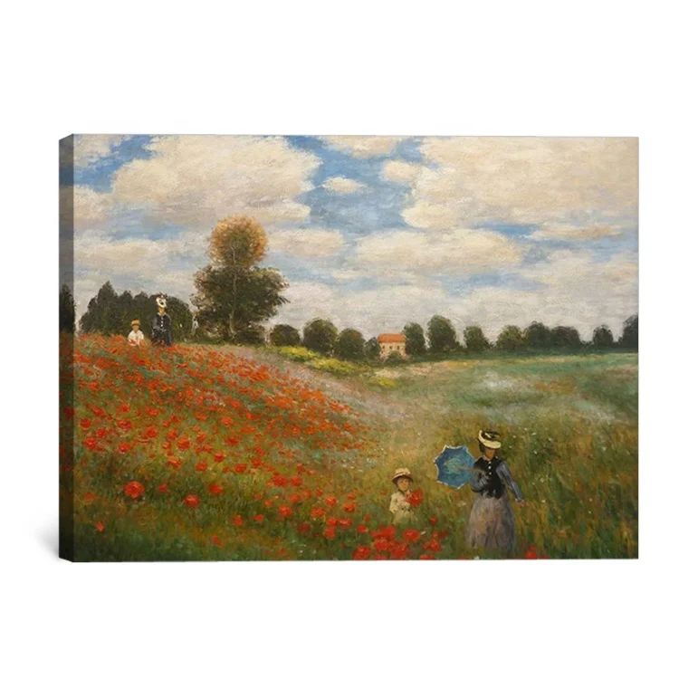 Monet copy handmade beautiful abstract scenery oil painting on canvas