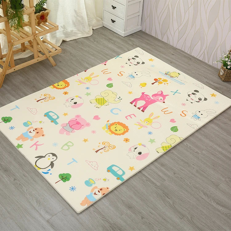 XPE foldable Cotton material  Waterproof baby crawling mat kids playmat / Puzzle Pads