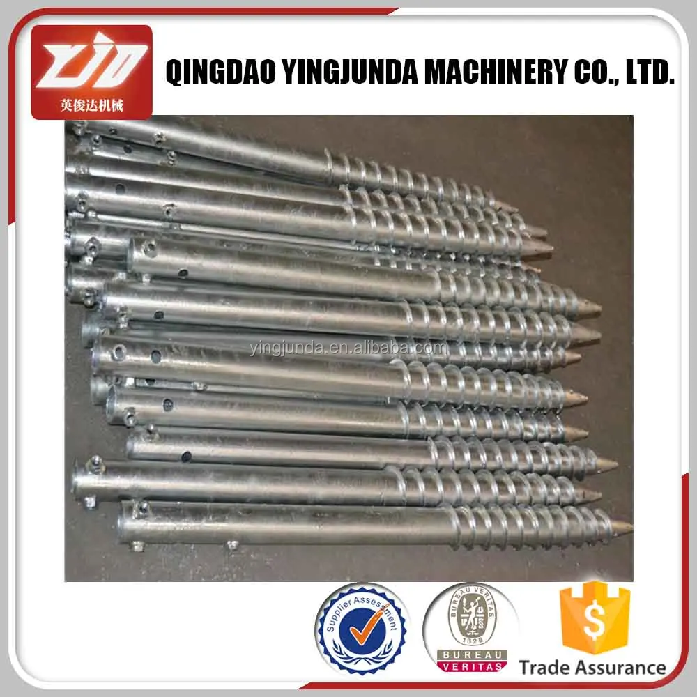 different size ground screw anchor