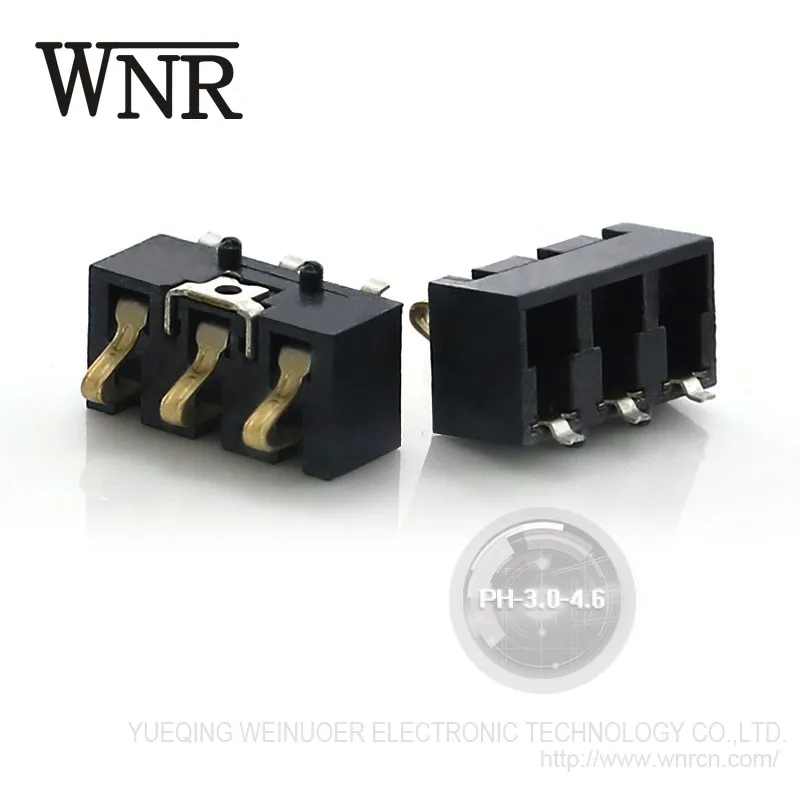 Good Quality WNRE cell mobile phone battery connector PH-3.0-4.6 Battery Connector SMT