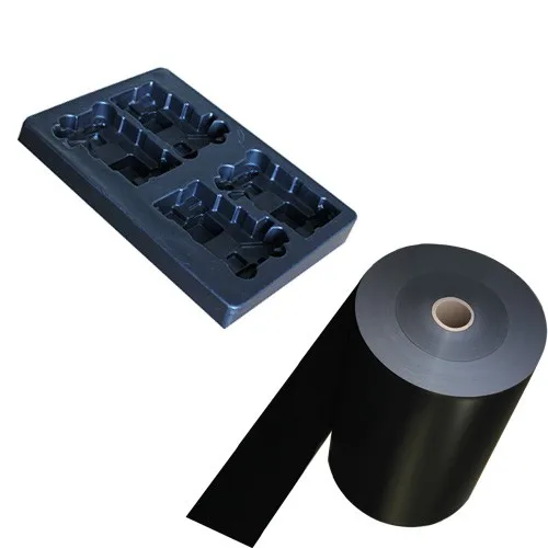 Hot Sale HIPS Black White Film for Thermoforming Packaging