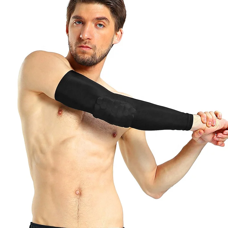 Hot selling  Basketball Armband Extended Sports sleeves Anti-collision Arm Elbow Pads sleeves