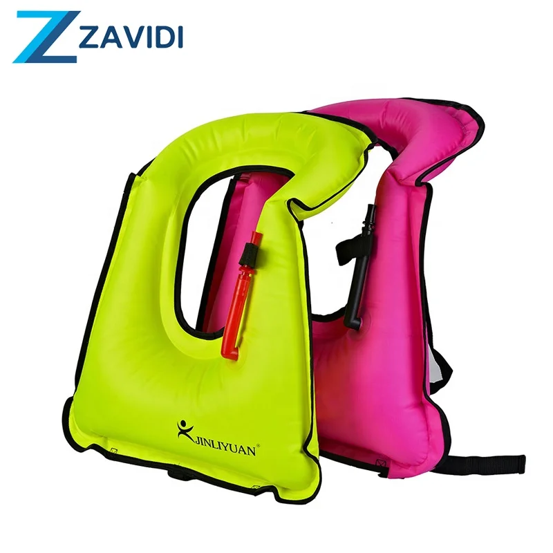 
Summer adult and child swimming snorkel inflatable life jacket 