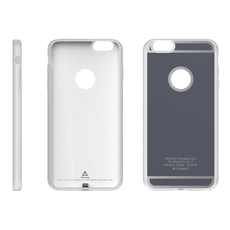 New soft TPU Magnetic QI Charging wireless cases receivers for phone5,6,7,