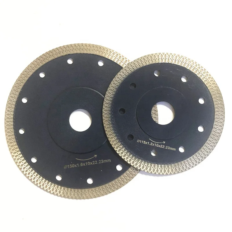 Супер тонкий горячего прессования алмазный пильный диск тормозной диск для резки камня мрамора гранита керамической плитки и