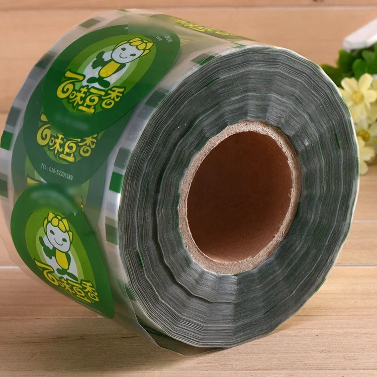 
OEM ODM Food Grade Custom Logo Printing Plastic Bubble Tea Cup Sealing Film Rolls for PET/PP/Paper Cup 
