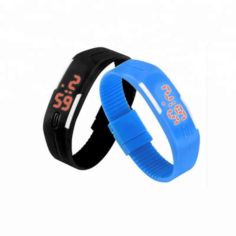 Large in stock!!! Hot cheapest price Silicone led watch