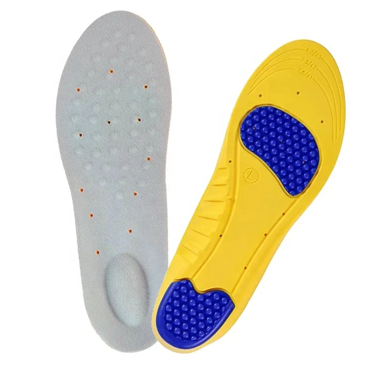 
Amazon Best Seller Shock Absorption Comfort insole PU Sports Shoe Insoles for Sore Feet Relief 
