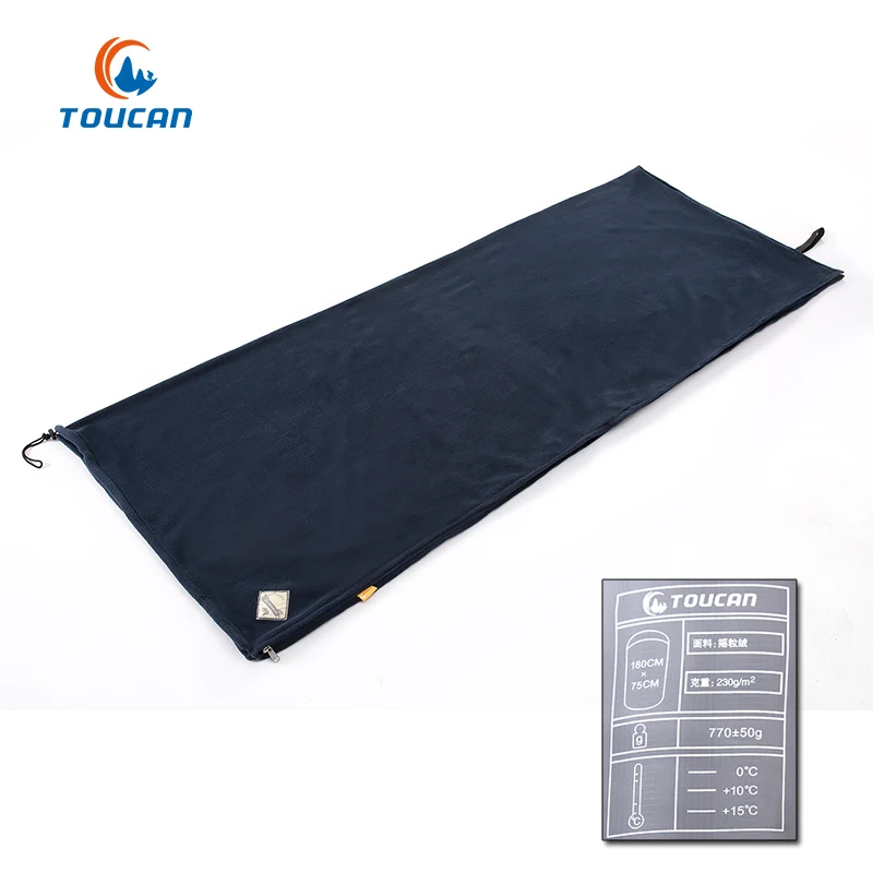 Adult Soft Portable Fleece Sleeping Bag Liner Manufacturer