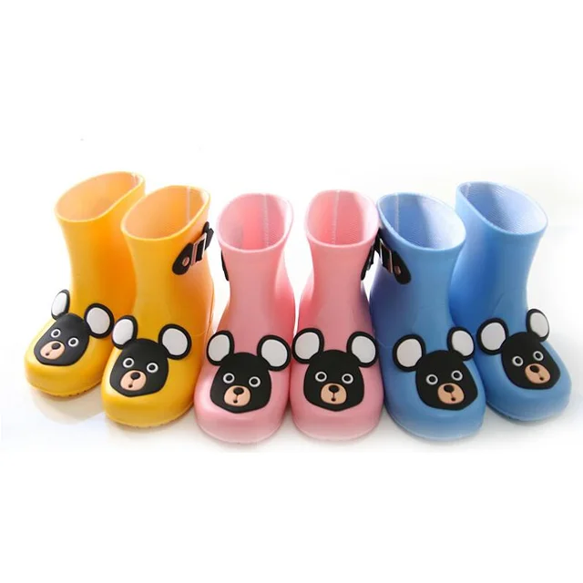 custom animal pvc jelly plastic rain boots for kids