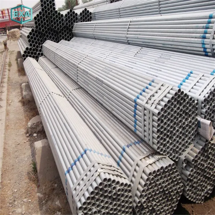 Astm a56 2m diameter MS gi round pipes class c weight for greenhouse