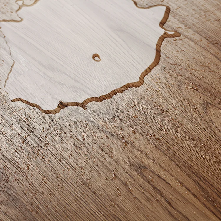 
Eco Friendly Interlock Click 4mm 5mm 6mm PVC SPC Foor With Cork Back 