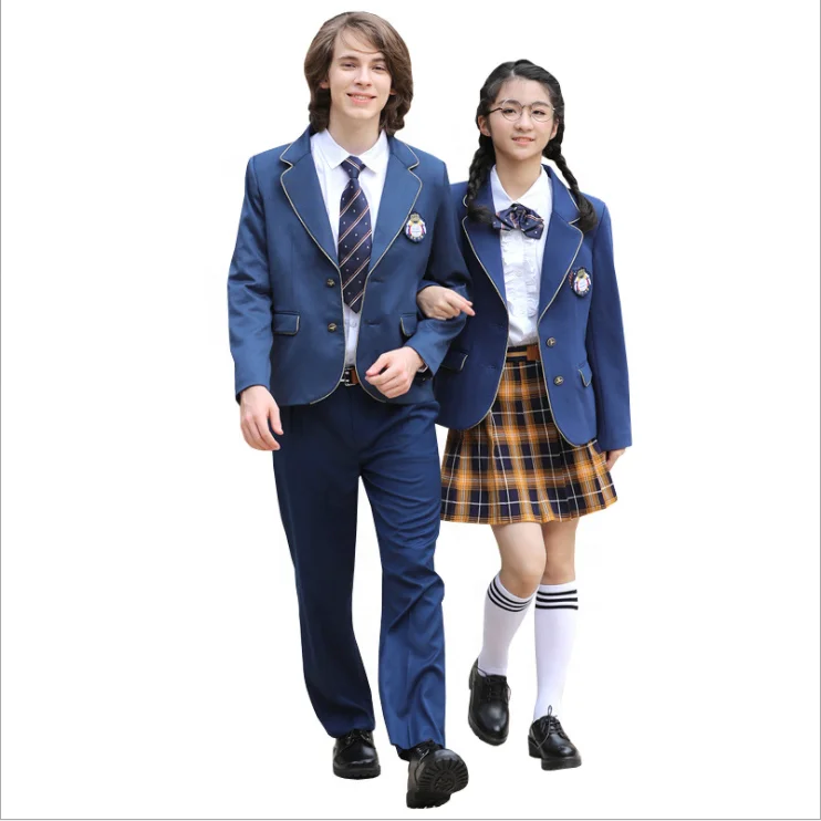 High-end International Primary/Secondary Students Outfit School Uniform