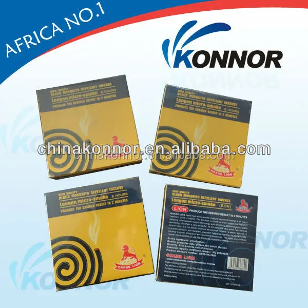 Raw Material Chemicals Black Mosquito Repellent Coil With Smokeless Products