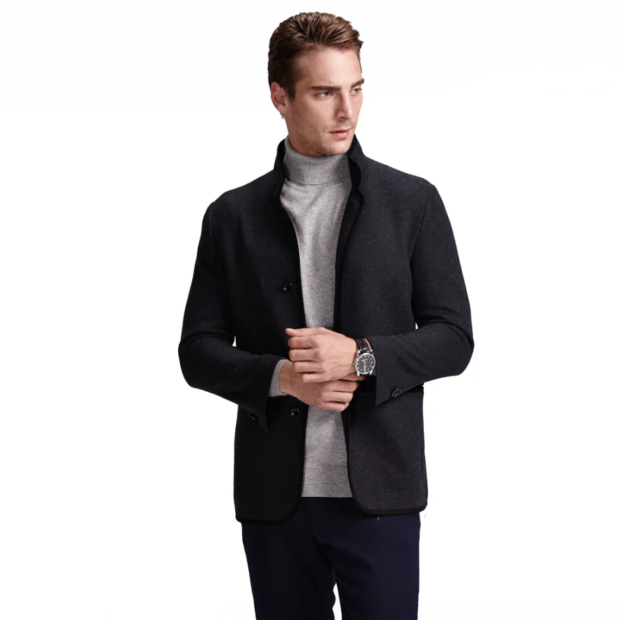 Европейский топ модная мужская футболка с коротким полушерстяные дизайнерское пальто костюмы