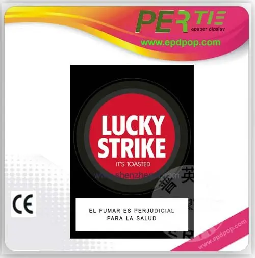 Ярлык отображения экран цифровой заказ ЖК-дисплей полка epaper крытый объявление с Eink продаж поп