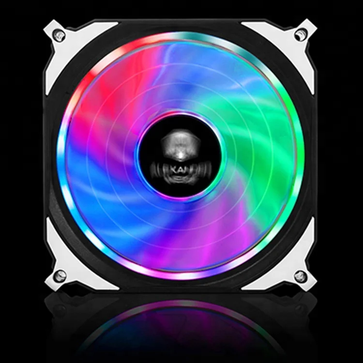 Синий светодио дный светодиод охлаждения Cooler Silen тихий чехол Вентилятор 120 мм PC компьютер вентилятор с светодио дный