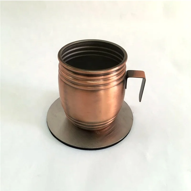 100% мартини эристофф безопасная для пищевых продуктов нержавеющая сталь 2 унции Бочкообразная форма Рюмка черной зоны принца Мраморная