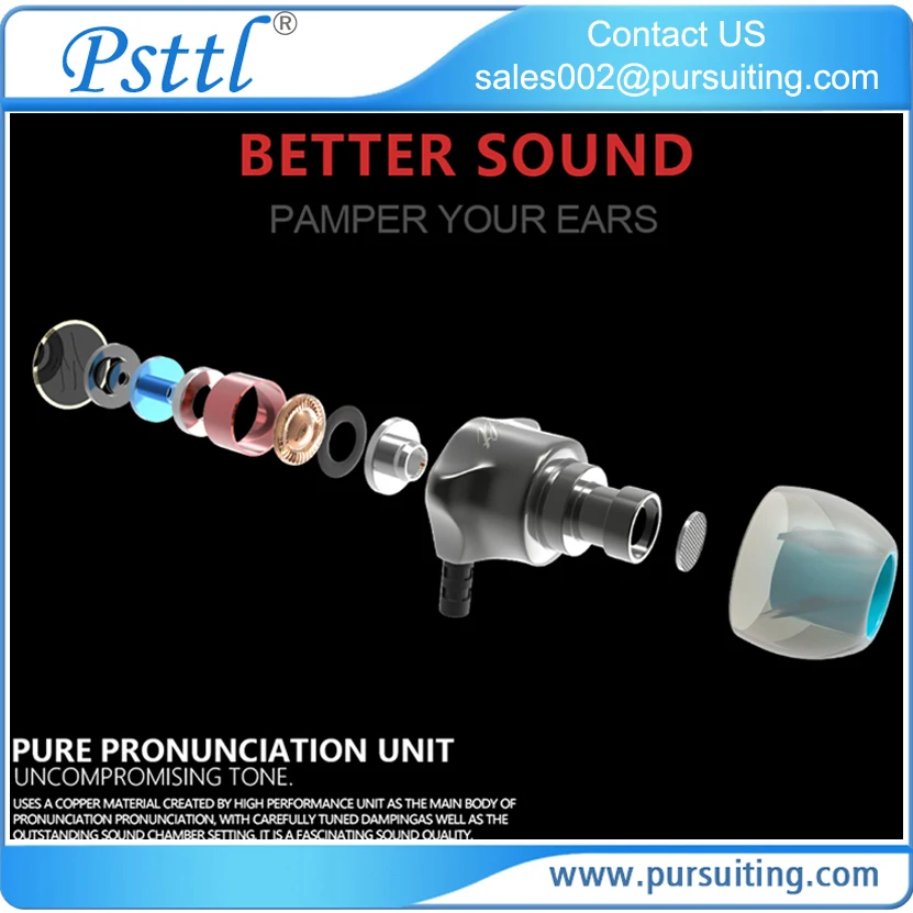 QKZ DM7 Metal Stereo Noise Isolating Heavy Bass Wired Earphone fone de ouvido