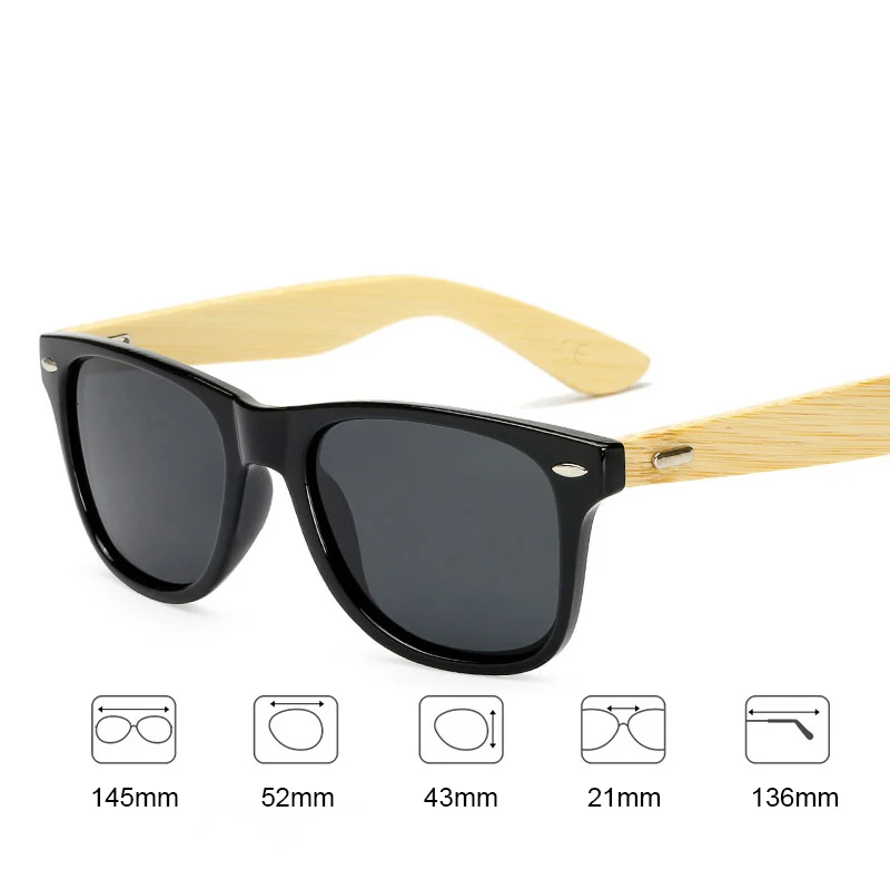 
K1501 2020 new bamboo wooden men sunglasses polarized custom logo unisex vintage clear handmade retro branded fashion sunglasses 
