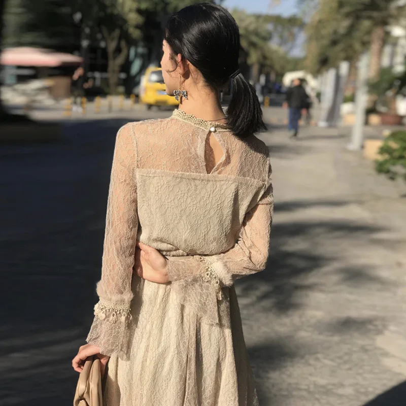 Maxnegio lace dress lady street style clothes women 2 piece set clothing