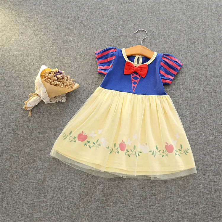
Wholesale Summer Children Clothes Cosplay Snow White dress girl dress 