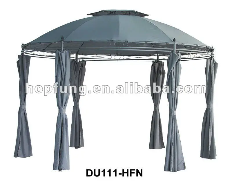 DIA 3.5M double roof round gazebo(round metal gazebo,metal roof gazebo)