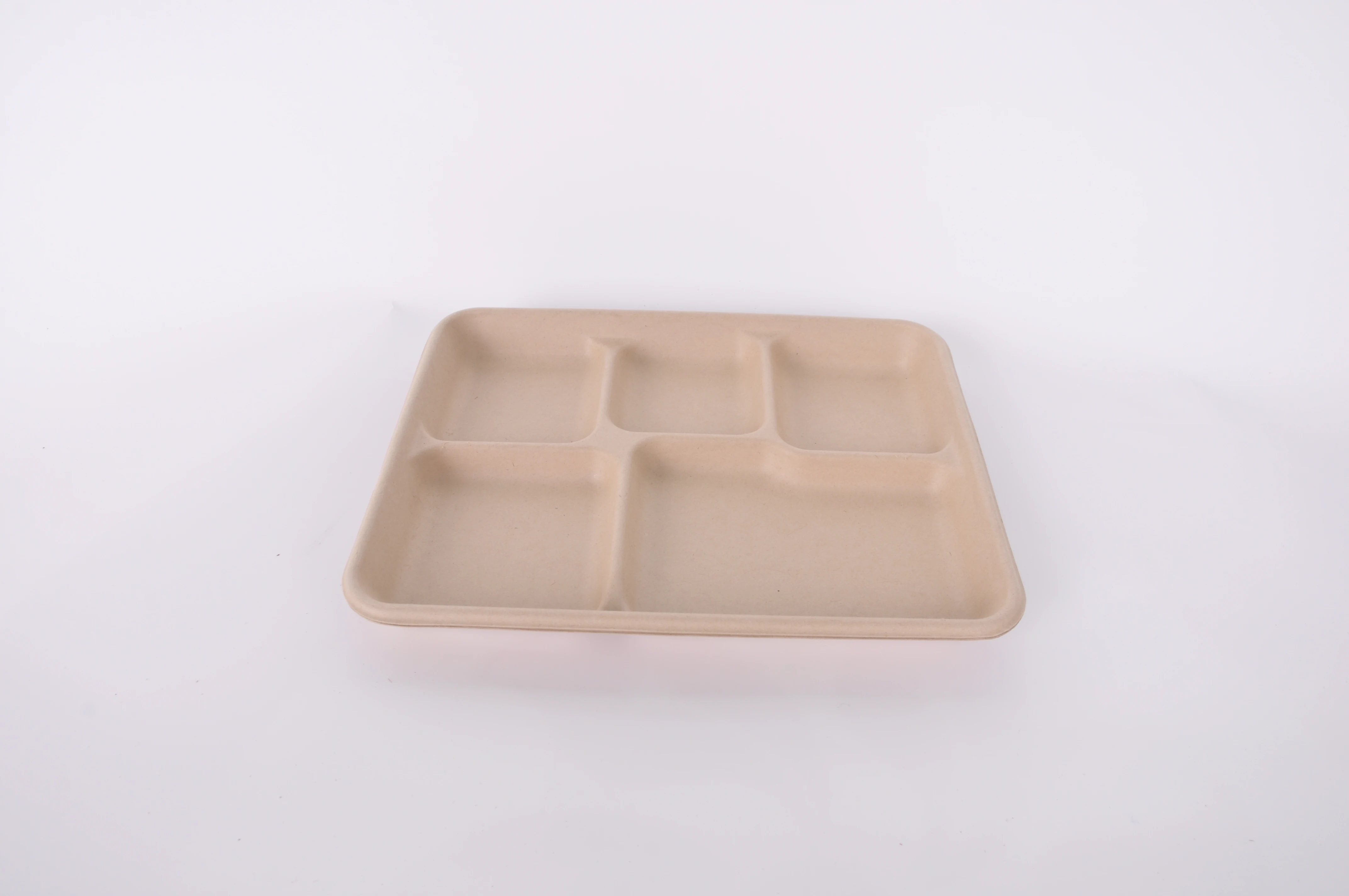 Bamboo pulp+Wheat straw pulp tableware