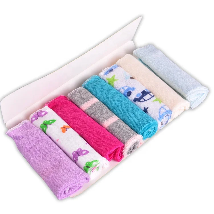 Redkite 8 pieces soft comfortable skin bath toddler organic baby washcloths