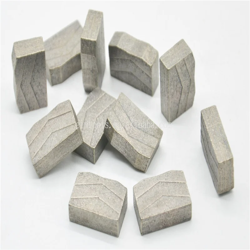 Layered Sandwich Arix Diamond Segment For Cutting Granite Marble Sandstone Lava Basalt Stone Cutting