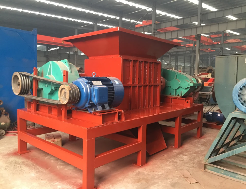 
1000 Model double shaft shredder,aluminum turning chips shredder,waste metal shredder 