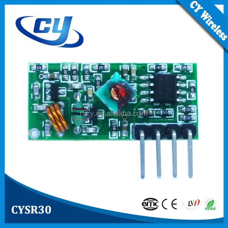 CYSR30 + CYT30 433,92 MHz Receiver Transmitter Module 433 Set TX RX RF Module