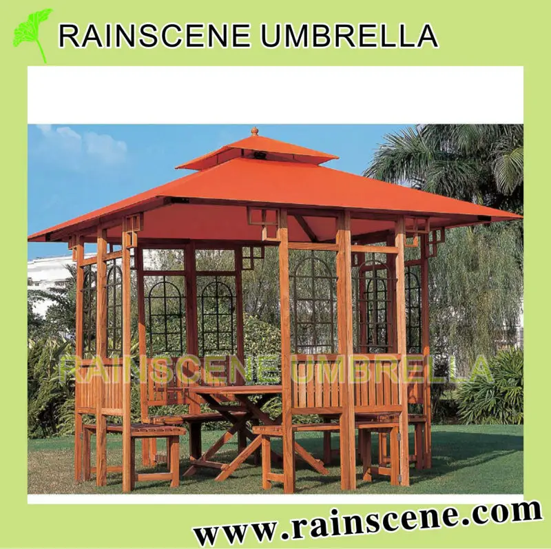 гуанчёоу ветрозащитный китайский деревянная открытая беседка