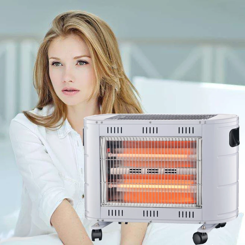 1500 Watts Electric Infrared Quartz Space Heater with wheels