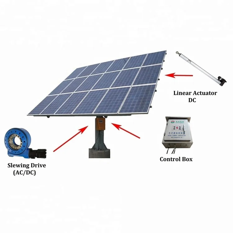 5kw dual axis single axis sun tracker system solar energy tracking system