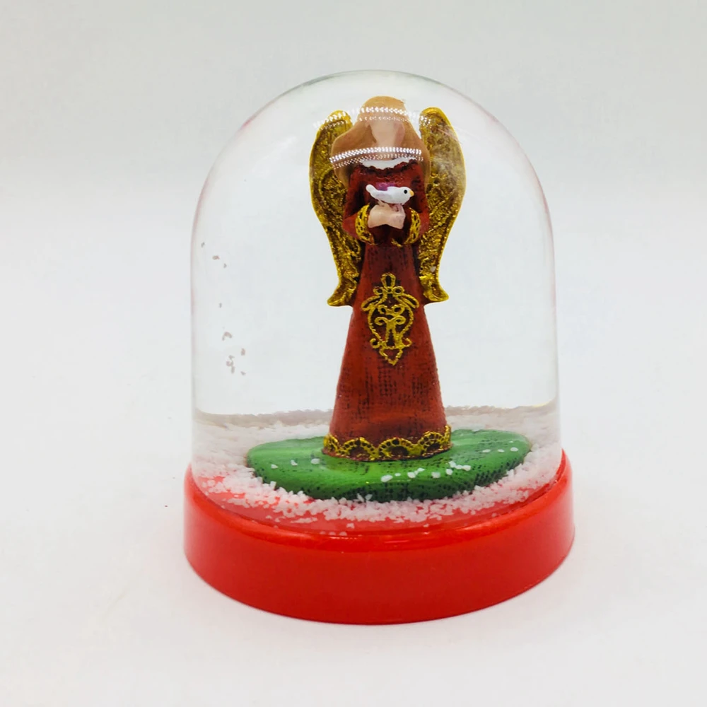 Holiday Gifts Christmas Figurines Inside Plastic Snow Globe Snow Ball