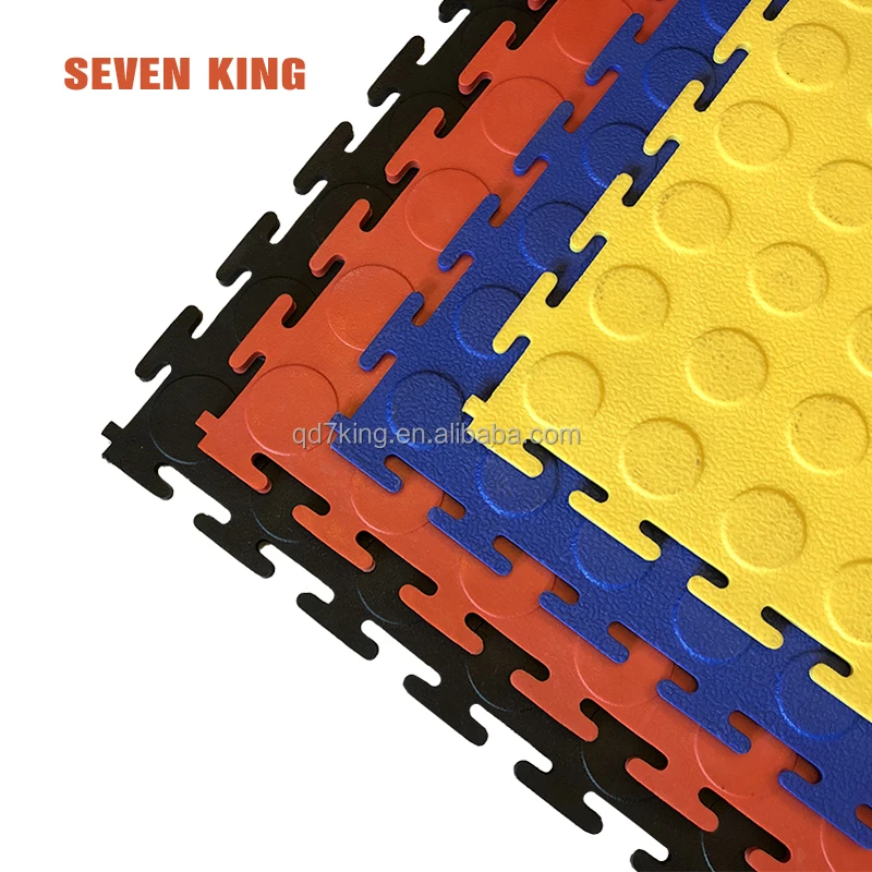 New model Pvc interlocking garage floor tiles