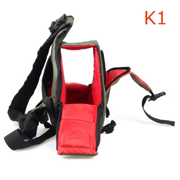 
K1 Professional Waterproof Shoulder Camera Case Triangle Outdoor Travel Photographic Carry Bags Army Green 