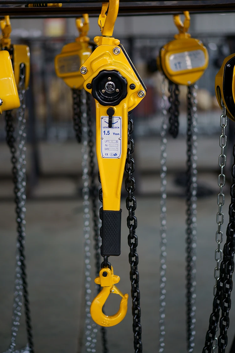 Different capacity ever pulley chain block lever hoist for fixed manual hoist manual control