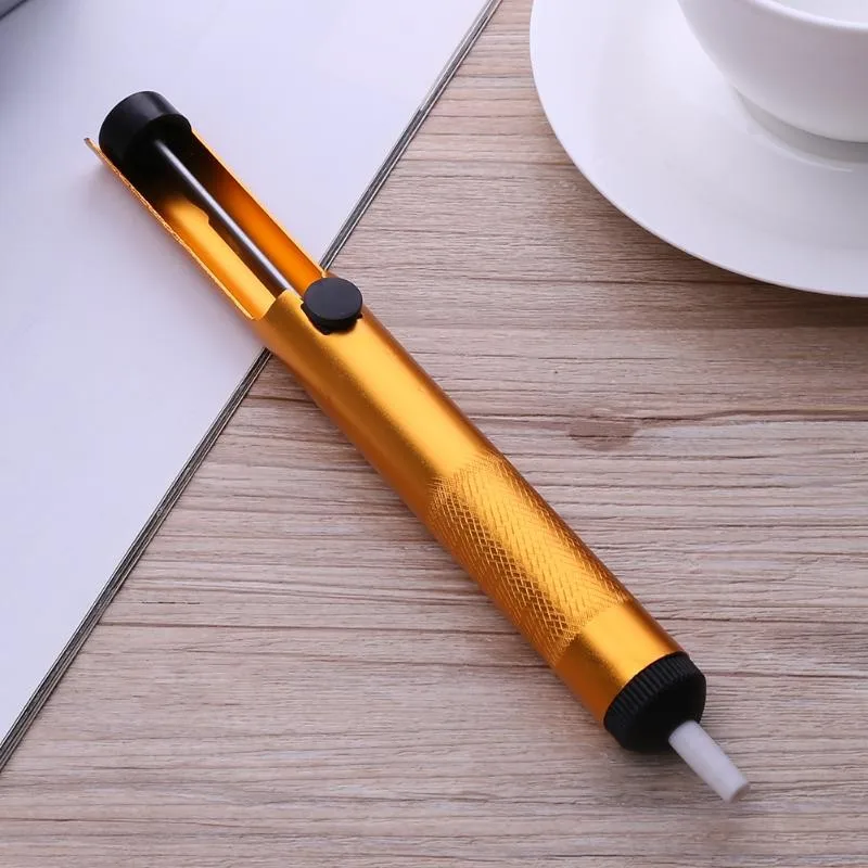 1pcs Metal Solder Sucker Desoldering Pump Removal Vacuum Soldering Iron Desolder Suction Tin Pen Hand Tools Welding Tools